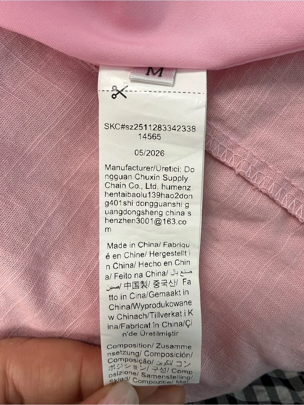 100% Cotton Pink Sleeveless Midi Dress w Pockets Size M - Picture 5 of 6